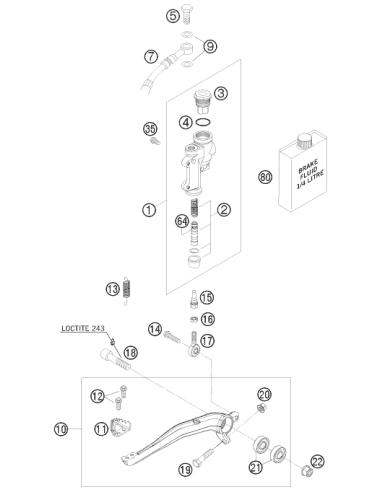 HH Collar Screw M6x20 Tx30 (KTM/HVA/GG)