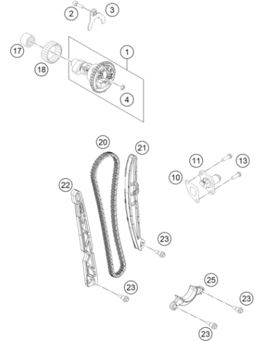HH Collar Screw M6x20 Tx30 (KTM/HVA/GG)