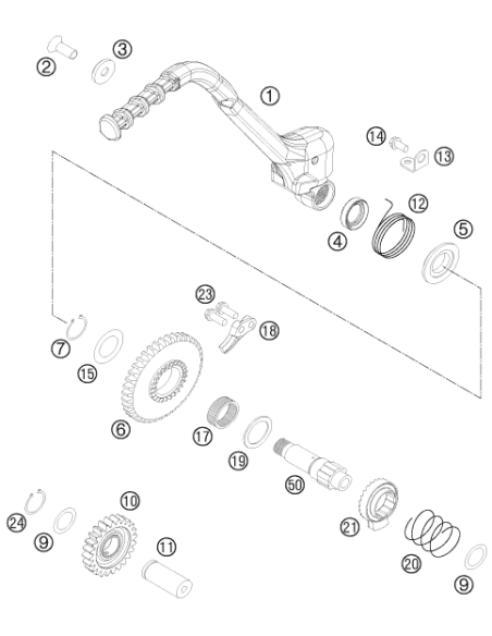 HH Collar Screw M6x20 Tx30 (KTM/HVA/GG)