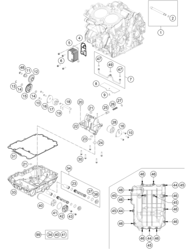 HH Collar Screw M6x20 Tx30 (KTM/HVA/GG)