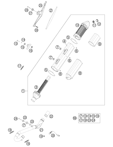 Tornillo de Collarín SK M6x30 Isa30 (KTM/HVA/GG)