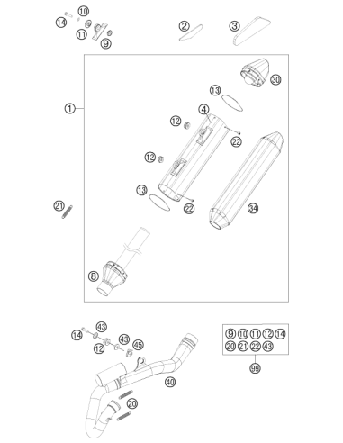 Tornillo de Collarín SK M6x30 Isa30 (KTM/HVA/GG)
