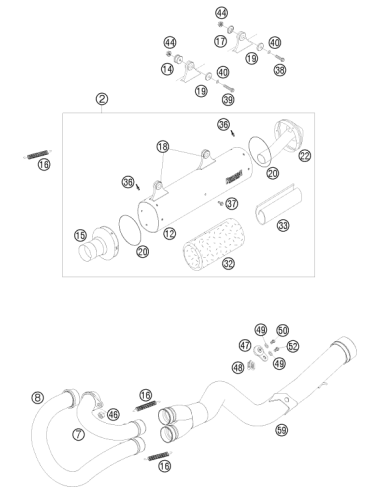 HH Collar Screw M6x40 Tx30 (KTM/HVA/GG)