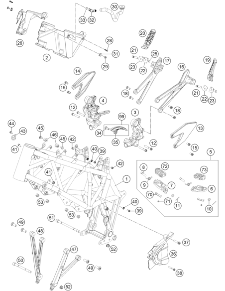 HH Collar Screw M6x40 Tx30 (KTM/HVA/GG)