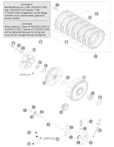 HH Collar Screw M6x40 Tx30 (KTM/HVA/GG)