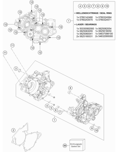 HH Collar Screw M6x50 Tx30 (KTM/HVA/GG)