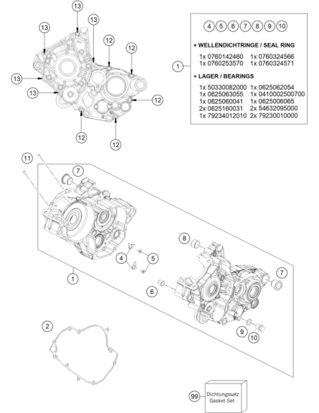HH Collar Screw M6x50 Tx30 (KTM/HVA/GG)
