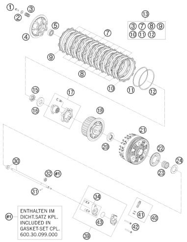 HH Collar Screw M6x50 Tx30 (KTM/HVA/GG)