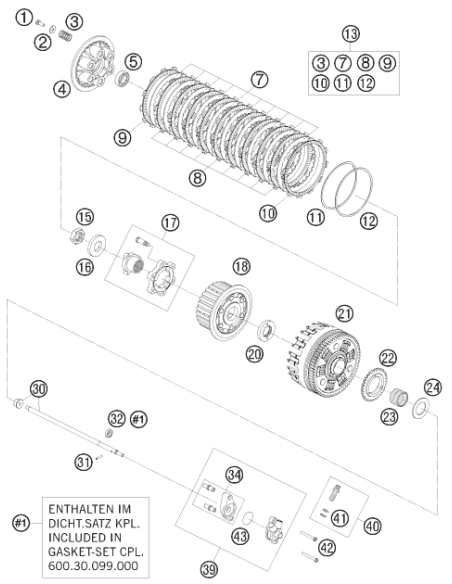 HH Collar Screw M6x50 Tx30 (KTM/HVA/GG)