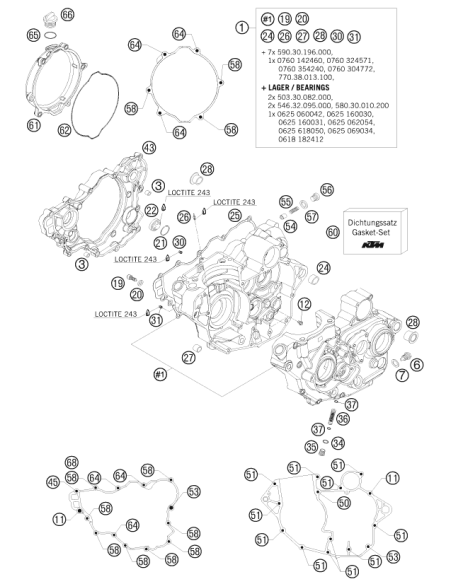 HH Collar Screw M6x50 Tx30 (KTM/HVA/GG)