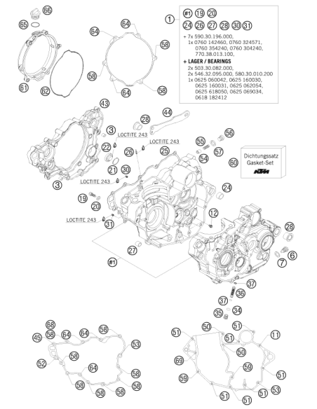 HH Collar Screw M6x50 Tx30 (KTM/HVA/GG)
