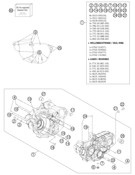 HH Collar Screw M6x55 Tx30 (KTM/HVA/GG)