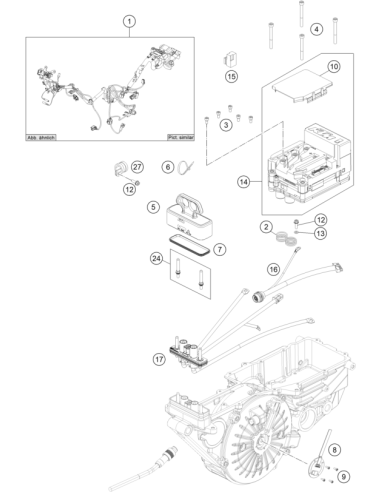 HH Collar Screw M6x60 Tx30 (KTM/HVA/GG)