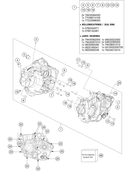 HH Collar Screw M6x65 Tx30 (KTM/HVA/GG)