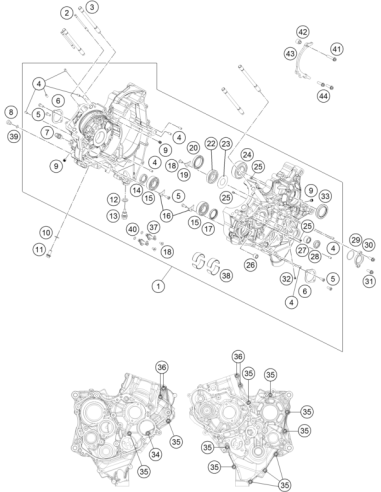 HH Collar Screw M6x65 Tx30 (KTM/HVA/GG)