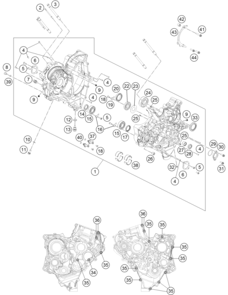HH Collar Screw M6x65 Tx30 (KTM/HVA/GG)