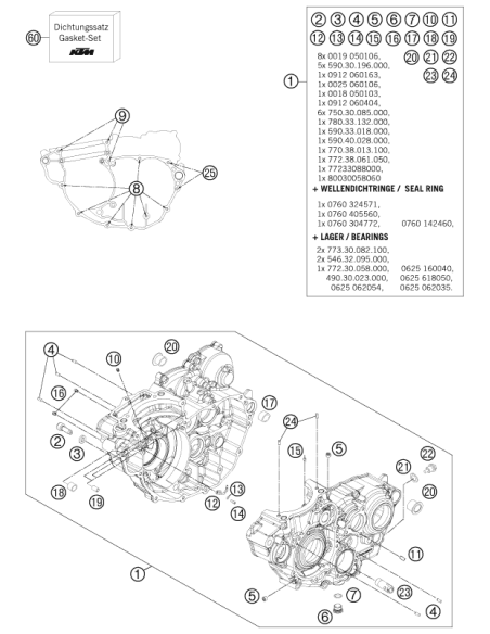 HH Collar Screw M6x65 Tx30 (KTM/HVA/GG)