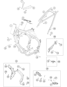 HH Collar Screw M8x16 Tx40 SL (KTM/HVA/GG)
