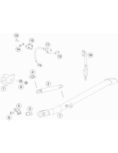 HH Collar Screw M8x20 Tx40 SL (KTM/HVA/GG)