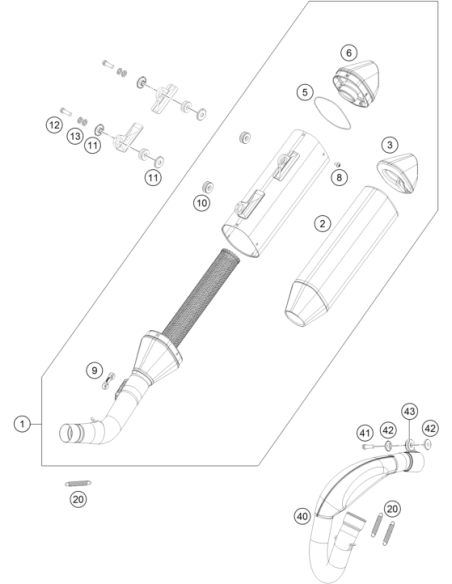 Tornillo de Collarín Hexagonal M8x25 (KTM/HVA/GG)