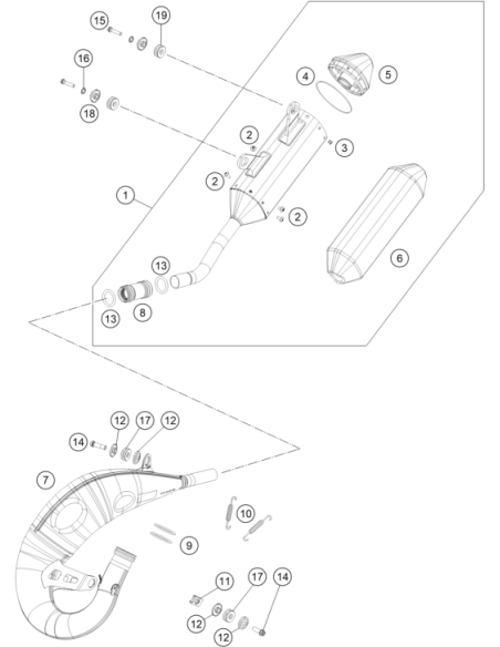 HH Collar Screw M8x35 Tx40 (KTM/HVA/GG)