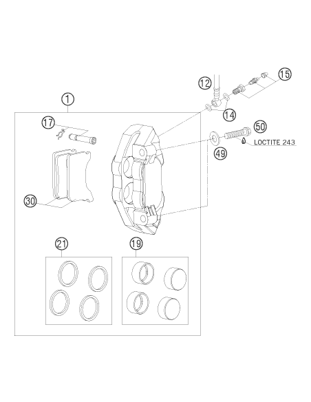 HH Collar Screw M8x35 Tx40 (KTM/HVA/GG)