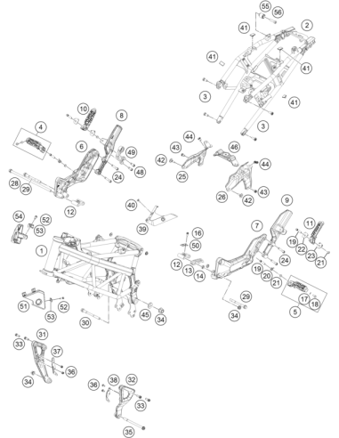 HH Collar Screw M8x50 Tx40 (KTM/HVA/GG)