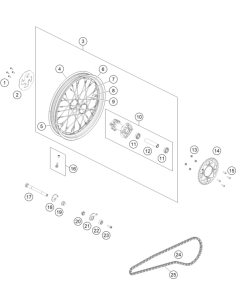 Ah-collar Screw M10x30 Isa45 (KTM/HVA/GG)