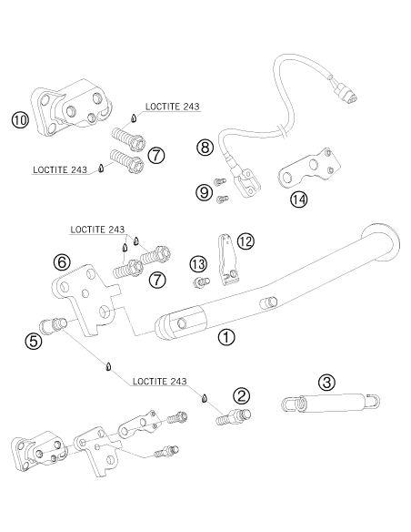 AH Collar Screw M10x30 Isa45 (KTM/HVA/GG)