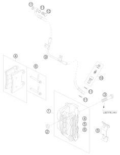 AH Collar Screw M10x1.25x65 S-L (KTM/HVA/GG) 2