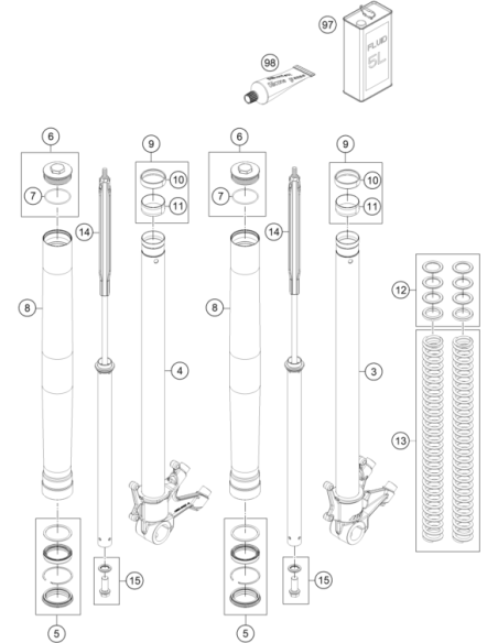 AH Screw M10x20 SET (KTM/HVA/GG) St:70