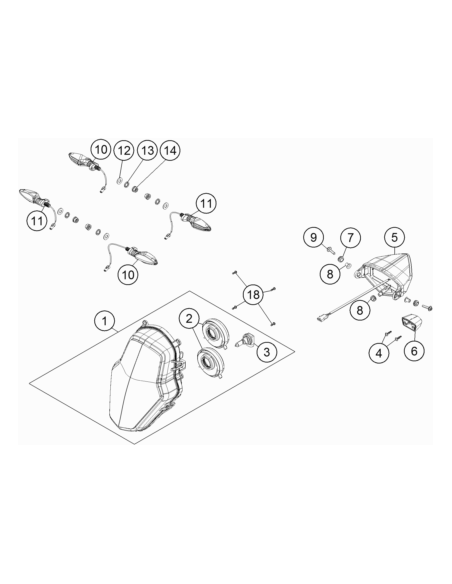 Screw FOR Plastic K45x12 T20 (KTM/HVA/GG)