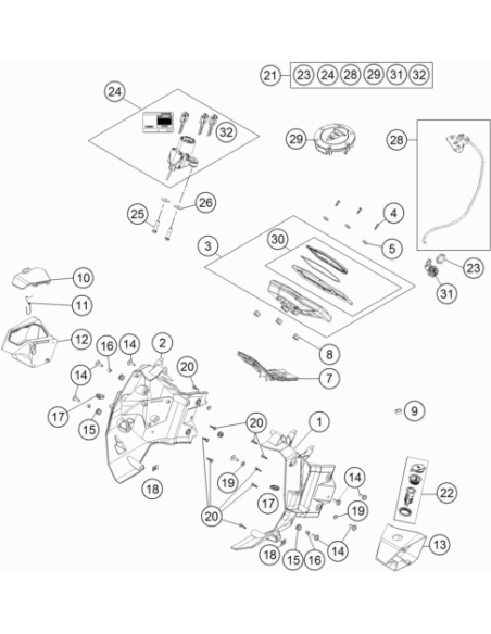 Screw FOR Plastic K50x18 T20 (KTM/HVA/GG)