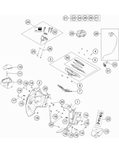 Screw FOR Plastic PT K50x14t25 (KTM/HVA/GG)