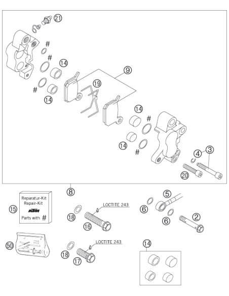 Washer DIN 125 A -8.4 (KTM/HVA/GG)