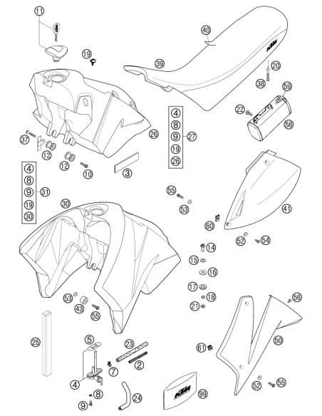 Washer DIN 125 A -8.4 (KTM/HVA/GG)
