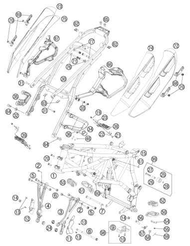 Washer DIN 125 A -8.4 (KTM/HVA/GG)