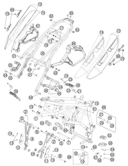 Washer DIN 125 A -8.4 (KTM/HVA/GG)