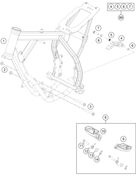 Arandela A 10,5 DIN 125 - ST (KTM/HVA/GG)