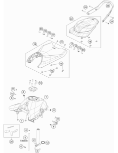 Screw ISO 14579-m5x30-8.8-p3r (KTM/HVA/GG) 2