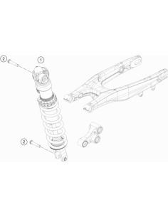 Shock Absorber HQV FS 450 2021 (WP)