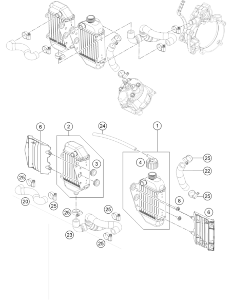 Hose Clip 14-24 (KTM/HVA/GG)