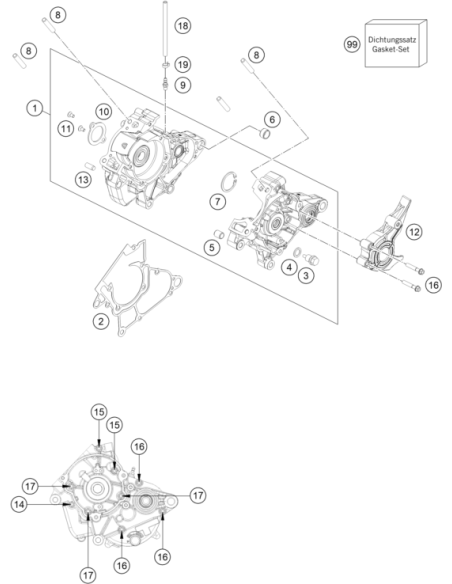 Cylinder Stud Din6325 8x20 M6 (KTM/HVA/GG)