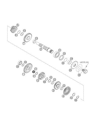 Needle Bear.k 22x26x10 Divided (KTM/HVA/GG)