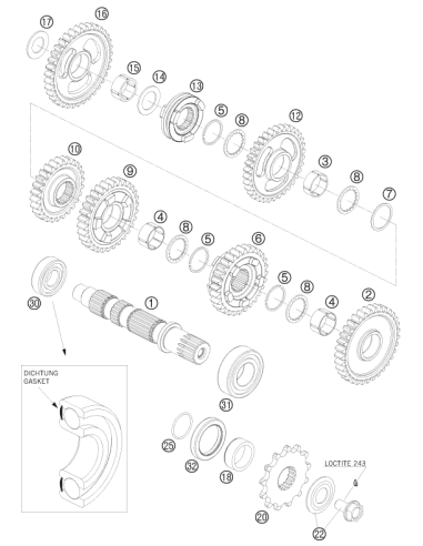 Circlip Sw25 (KTM/HVA/GG)