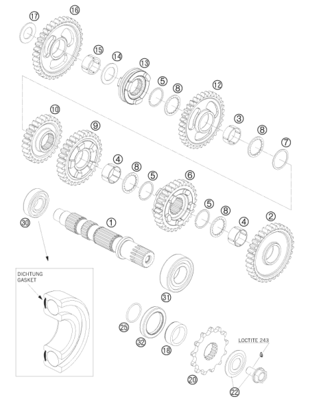 Circlip Sw25 (KTM/HVA/GG)