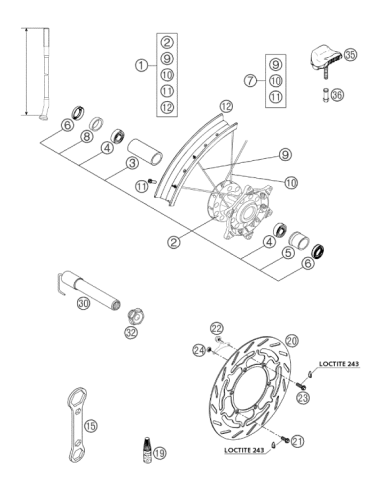 Hexagon NUT Din0439-m 6 LOW (KTM/HVA/GG)
