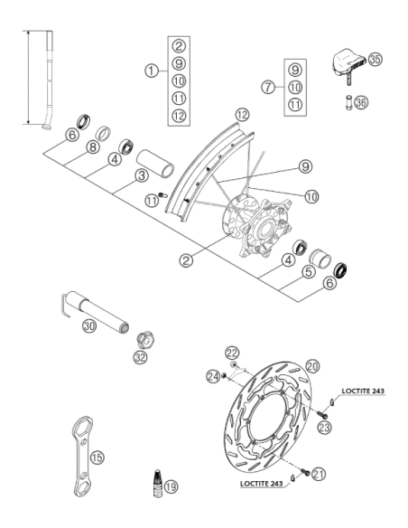 Hexagon NUT Din0439-m 6 LOW (KTM/HVA/GG)