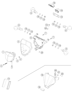 Cylind.screw M3x8 ISO 14580 SS (KTM/HVA/GG)