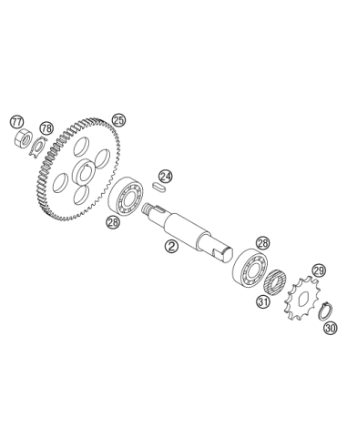 Circlip Din0471-15x1 (KTM/HVA/GG)